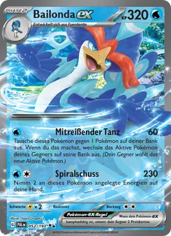 Bailonda-ex, Entwicklungen in Paldea No. 052 Holo