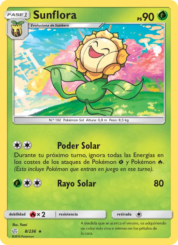 Sunflora, Eclipse Cósmico Nº 8
