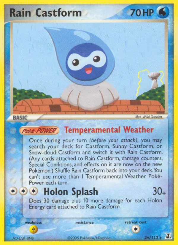 Rain Castform, Delta Species Nº 26