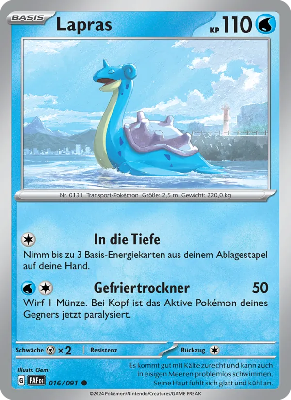 Lapras, Paldeas Schicksale No. 016