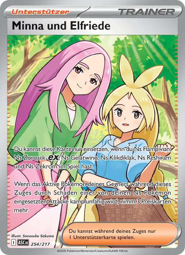 Minna und Elfriede, Erhabene Helden Nº 254