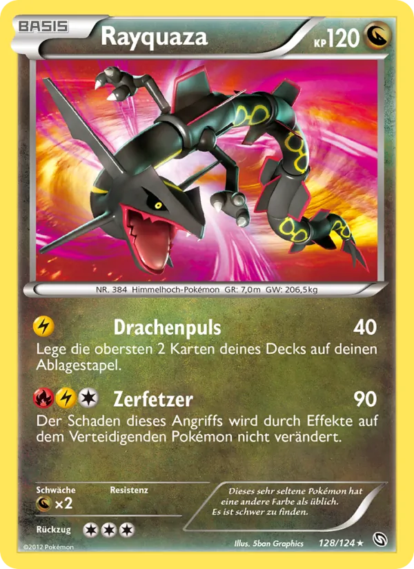 Rayquaza, Hoheit der Drachen Nº 128