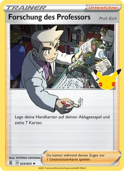 Forschung des Professors (Prof. Eich), Celebrations No. 23 Holo