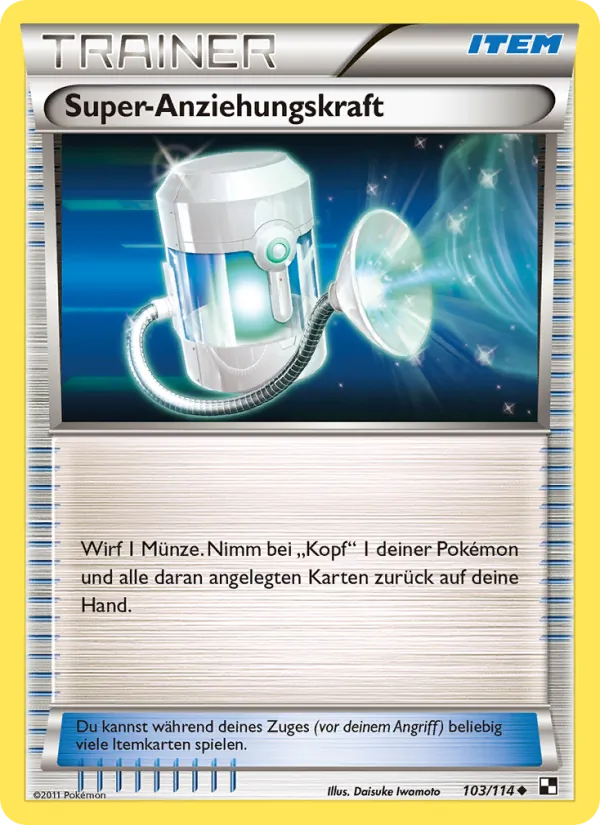 Super-Anziehungskraft, Schwarz & Weiß No. 103