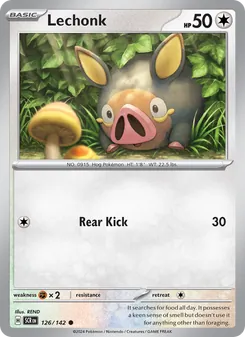 Lechonk, Stellar Crown No. 126 Normal