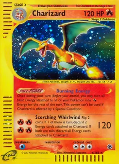 Charizard, Expedition Base Set No. 6