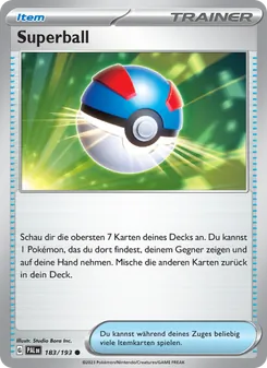 Superball, Entwicklungen in Paldea Nº 183 Normal