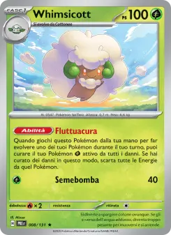 Whimsicott, Evoluzioni Prismatiche Nº 008 Holo