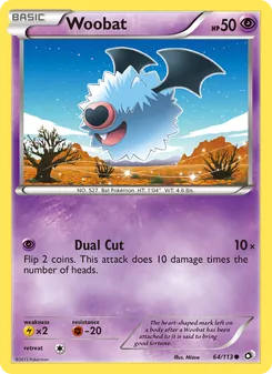 Woobat, Legendary Treasures No. 64 Normal