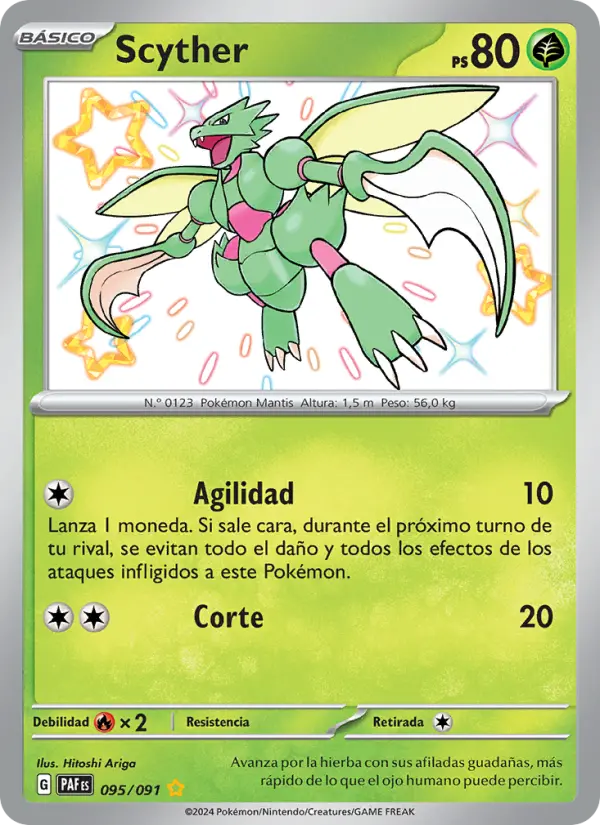 Scyther, Destinos de Paldea No. 095