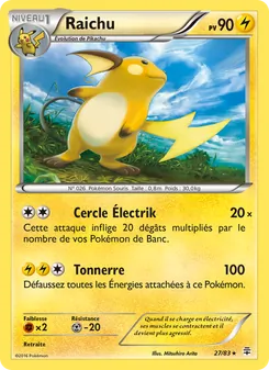 Raichu, Générations No. 27 Normal