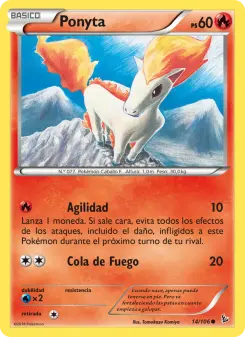 Ponyta, Destellos de Fuego Nº 14 Normal