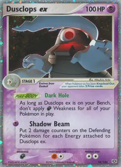 Dusclops ex, Emerald Nº 94 Holo