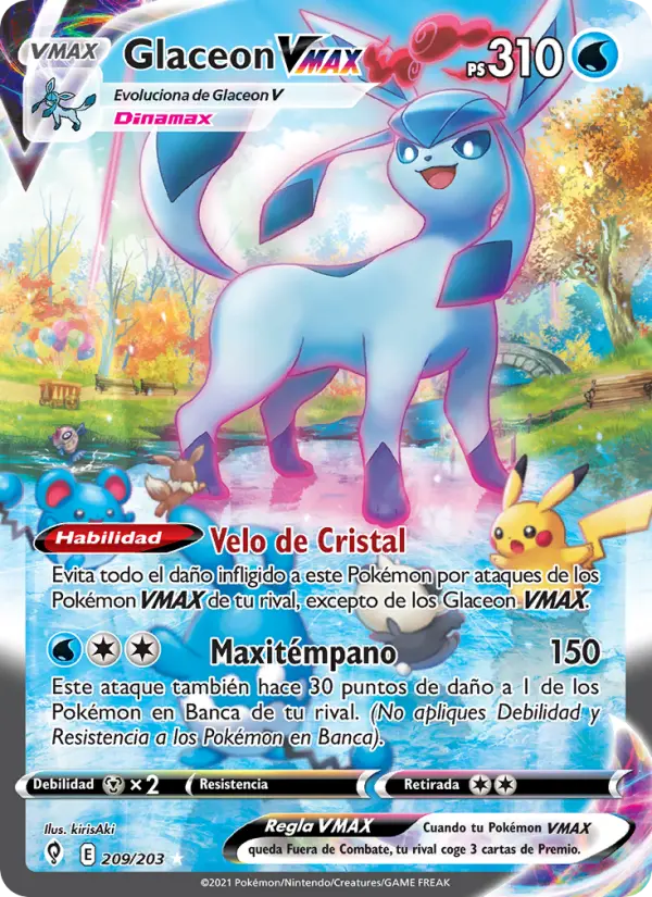 Glaceon VMAX, Cielos Evolutivos Nº 209