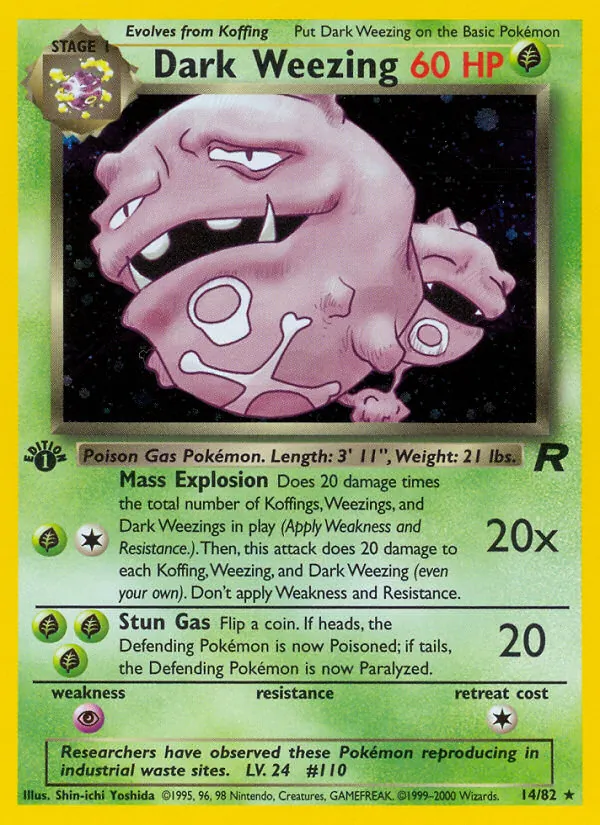 Dark Weezing, Team Rocket No. 14