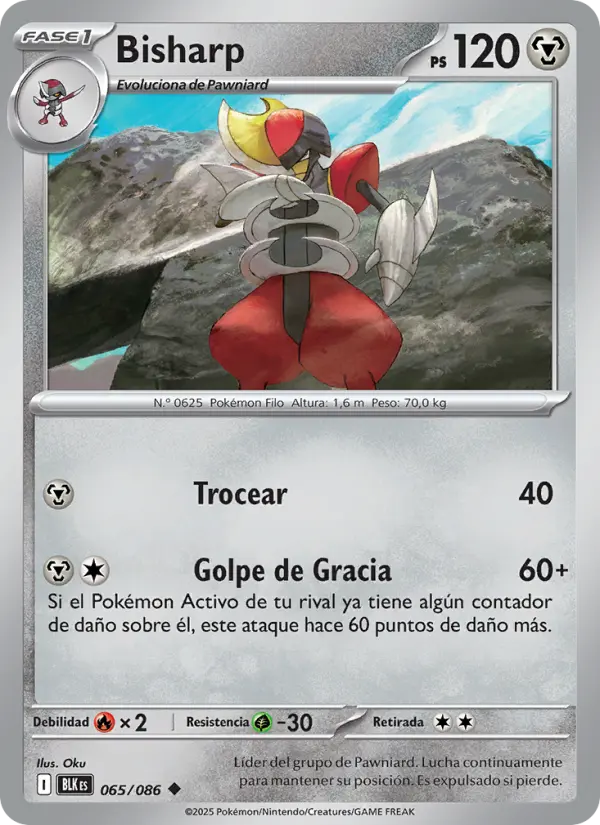 Bisharp, Fulgor Negro Nº 065