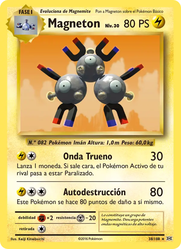 Magneton, Evoluciones Nº 38