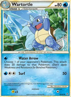 Wartortle, Unleashed No. 42 Normal