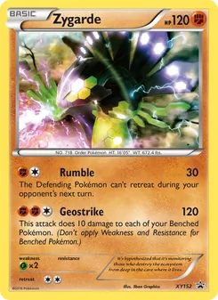 Zygarde, XY Black Star Promos Nº XY152 Normal