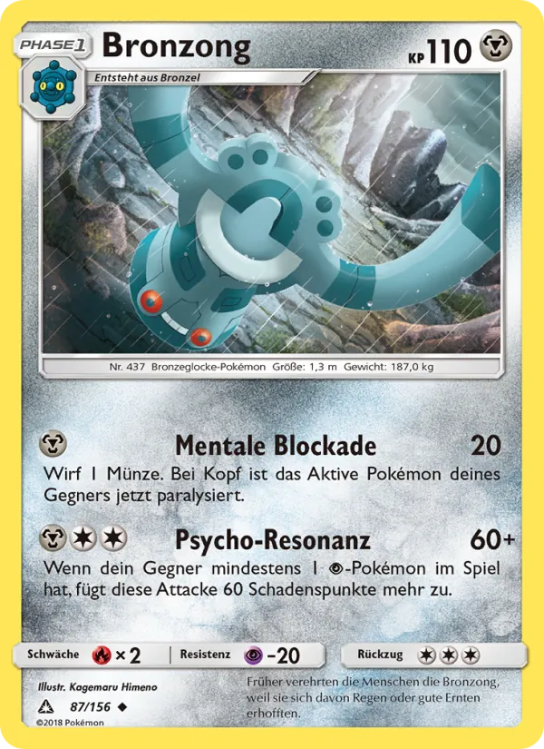 Bronzong, Ultra-Prisma No. 87