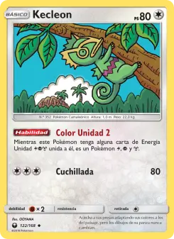 Kecleon, Tormenta Celestial No. 122 Normal