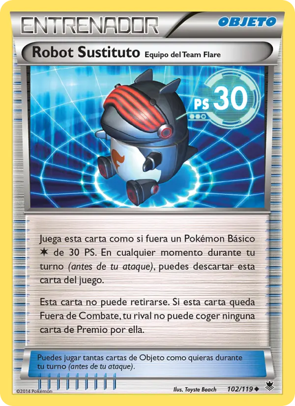 Robot Sustituto Equipo del Team Flare, Fuerzas Fantasmales No. 102