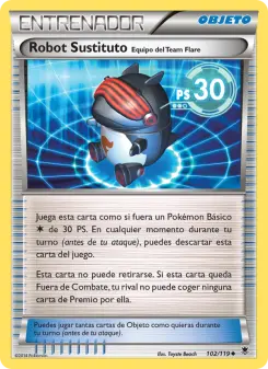 Robot Sustituto Equipo del Team Flare, Fuerzas Fantasmales Nº 102 Normal