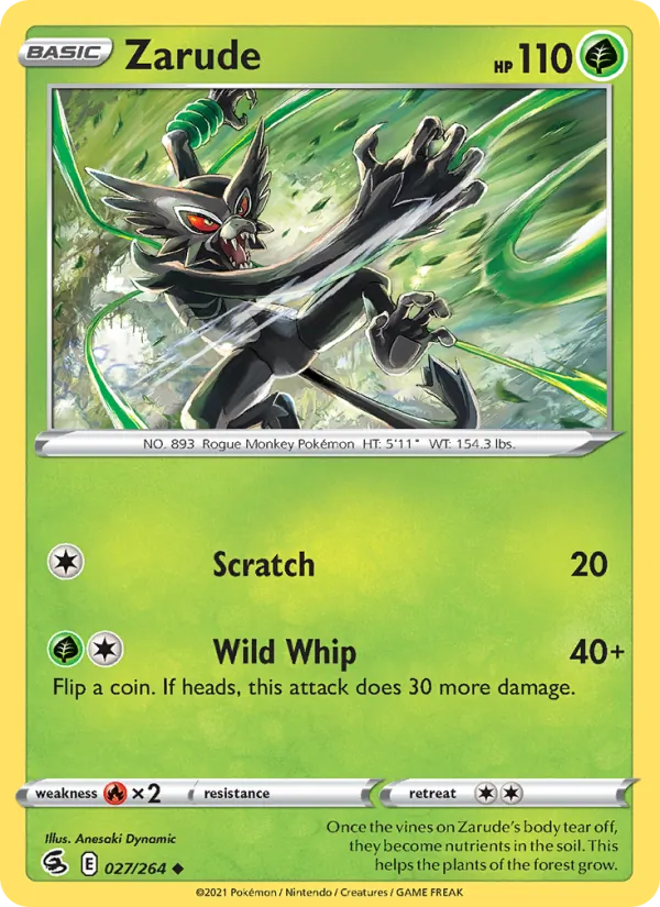 Zarude, Fusion Strike No. 27