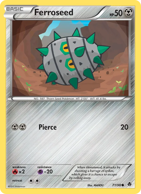 Ferroseed, Emerging Powers Nº 71