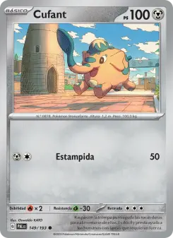 Cufant, Evoluciones en Paldea No. 149 Normal