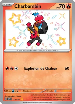 Charbambin, Destinées de Paldea No. 114 Holo