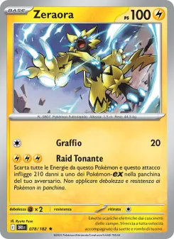 Zeraora, Rivali Predestinati No. 078 Holo