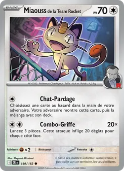 Miaouss de la Team Rocket, Rivalités Destinées No. 149 Normal