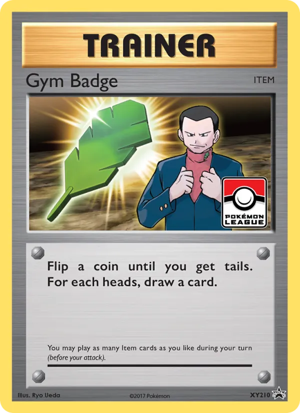 Gym Badge, XY Black Star Promos No. XY210