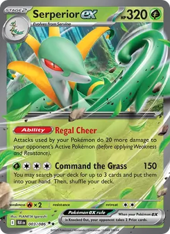 Serperior ex, Black Bolt No. 003