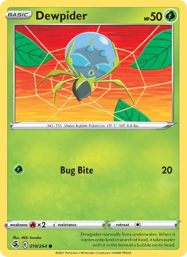 Dewpider, Fusion Strike Nº 19