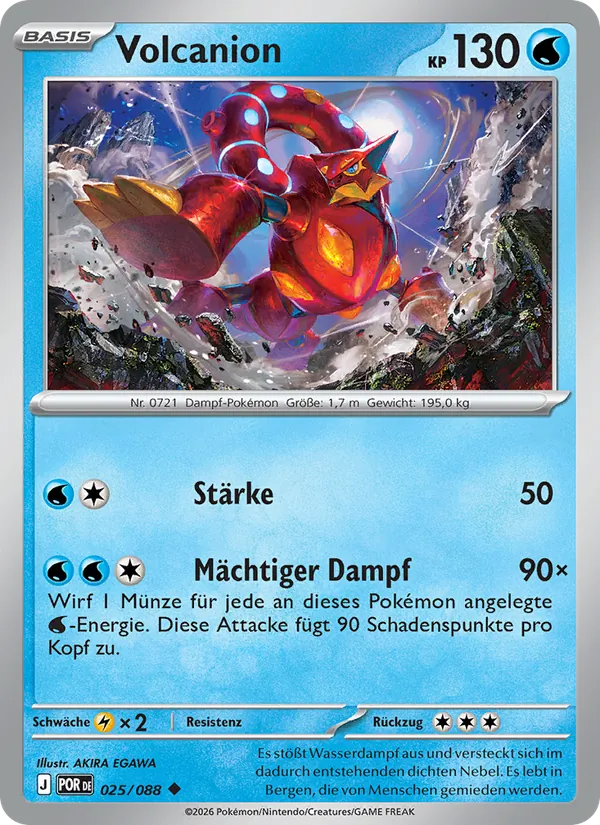 Volcanion, Optimale Ordnung Nº 025