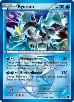 Kyurem, Plasma-Frost No. 31 Normal