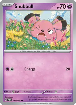 Snubbull, Flammes Fantasmagoriques No. 037 Normal