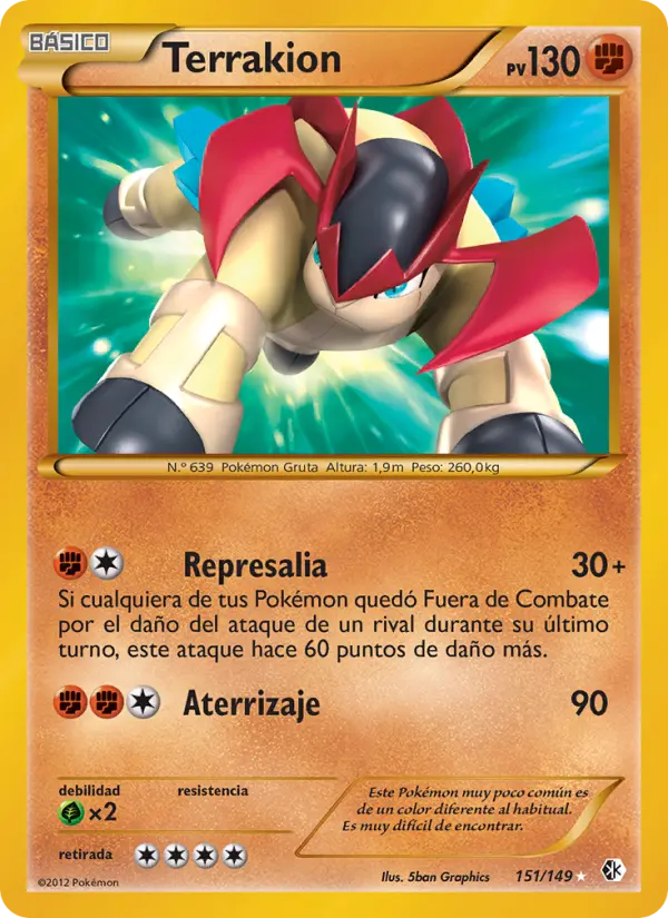 Terrakion, Fronteras Cruzadas No. 151