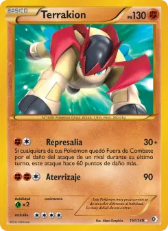 Terrakion, Fronteras Cruzadas Nº 151 Normal