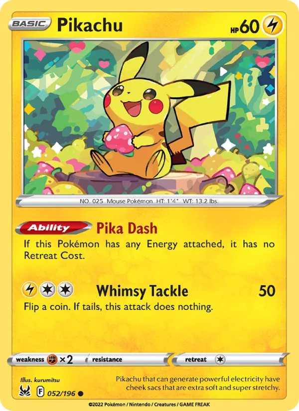 Pikachu, Lost Origin Nº 052