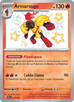 Armarouge, Destinos de Paldea No. 115 Holo