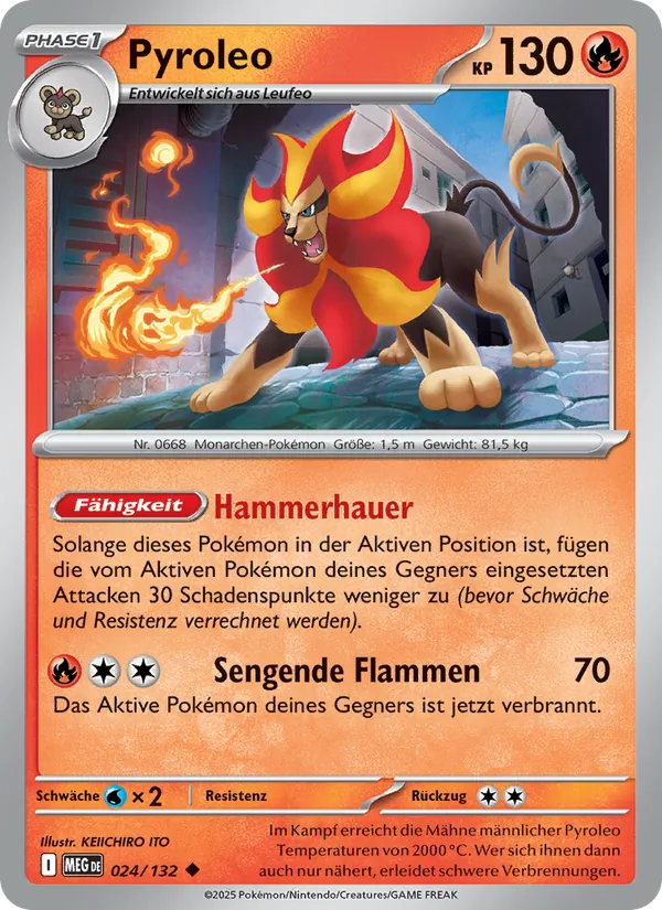 Pyroleo, Mega-Entwicklung No. 024