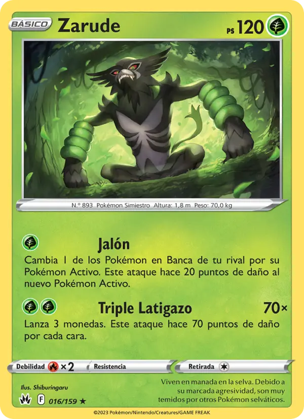 Zarude, Cenit Supremo No. 016