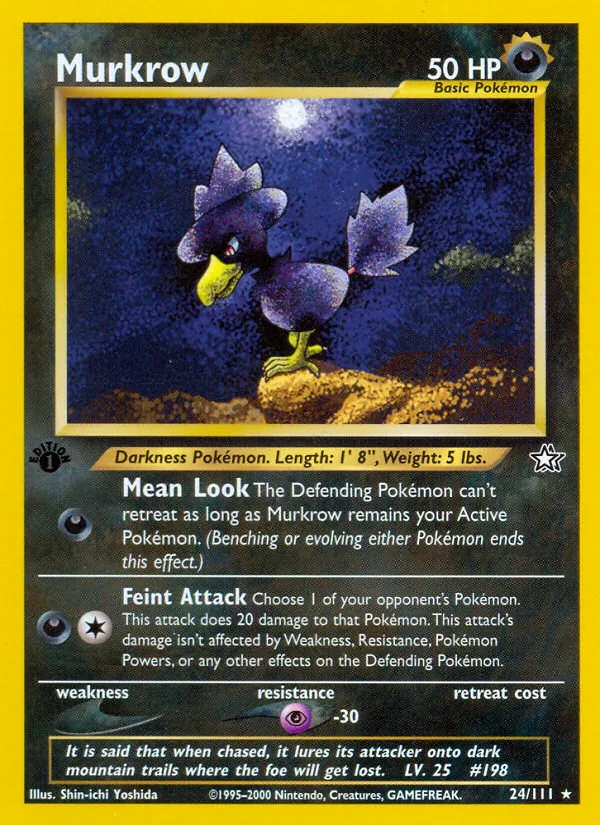 Murkrow, Neo Genesis No. 24