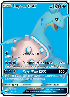 Lapras GX, Sol y Luna Nº 139 Normal