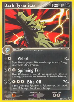 Dark Tyranitar, Team Rocket Returns Nº 19 Normal
