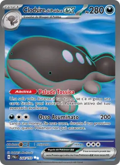 Clodsire di Paldea-ex, Evoluzioni a Paldea Nº 244 Holo