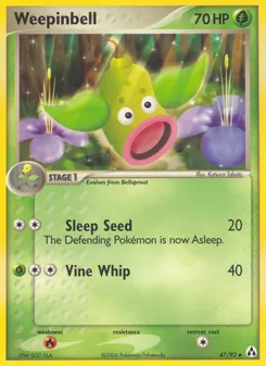 Weepinbell, Legend Maker Nº 47 Normal